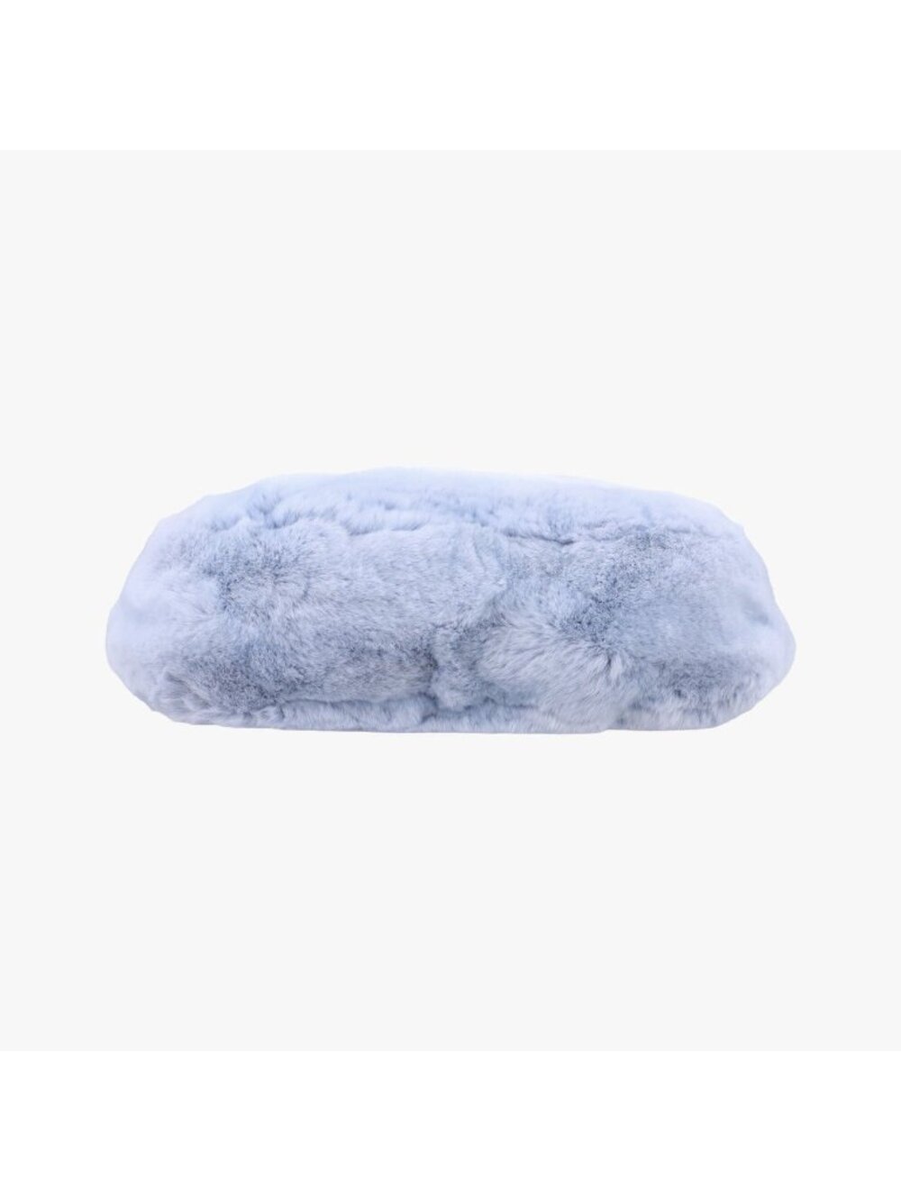 Chanel CC Logo Light Blue Rabbit Fur - Picture 3 of 16